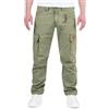 Timezone RogerTZ - Pantaloni da uomo in stile cargo, casual, moderni