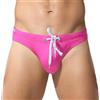 SEAUR Slip da bagno da uomo, sexy, a vita bassa, traspirante, ad asciugatura rapida, sottile, per sport acquatici, EU XS-L=Tag.No S-XL