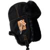 Gajaous Cappello Trapper Invernale con Orecchie Riparate dal Vento, Cappello Bomber in Finta Pelliccia per Donne e Uomini, Cappello Ushanka Termico Russo per Sci e Caccia all'Aperto