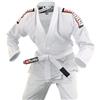 Buddha Fight Wear -Kimono Premium Infinity Nero Jiu Jitsu Brasiliano/BJJ Gi con Cintura Bianco, Unisex Adulto
