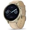 Garmin Venu 4 3,05 cm (1,2") AMOLED 41 mm Digitale 390 x 390 pixel Schermo tattile Oro Wi-Fi GPS (satellite)