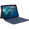 Logitech Rugged Combo 4c, layout QWERTZ, prodotto svizzero, tasti a membrana, 1,8 cm, 1,2 mm, compatibile con Apple