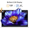 Selius Laptop da 14 pollici, risoluzione 2.2K, pannello IPS, processore AMD Ryzen 5, 16 GB di RAM, SSD da 1 TB, sistema operativo Windows 11