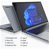 Selius Laptop da 16 pollici, 120Hz, risoluzione 2.5K, processore AMD Ryzen 5, 16GB di RAM, SSD da 1TB, sistema operativo Windows 11