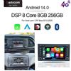 Selius Autoradio Android 13 con schermo touchscreen IPS da 7 pollici, 8 GB di RAM e 256 GB di memoria interna, formato Doppio DIN