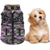 Generico Cappotto invernale per cani, giacca da giubbotto impermeabile, vestito caldo riflettente, cappotto esterno e Zipper ENFLASH, passeggiata per attrezzatura resistente, outfit comodo per la gara a piedi