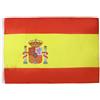 AZ FLAG Bandiera Spagna 90x60 cm Spagnola Poliestere Leggero Asola | Uso interno bandiera decorativa España doppie cuciture e bordi rinforzati con guaina per asta