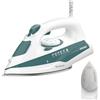 BEPER P204FER005 Ferro da Stiro a Vapore SteamPro 300 - Piastra in Acciaio, Serbatoio 300ml, 2200W - Vapore Continuo 27g/min e Colpo di Vapore - Sistema Anticalcare, Antigoccia e Autopulente