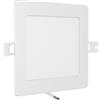 Pannello LED Quadrato 6W foro da 100 a 110mm CCT Bianco Variabile - LEDISENS Colore Bianco Variabile CCT