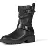 Amazon Essentials Donna Stivali Biker a Metà Polpaccio con Gambale Corto