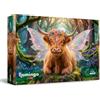 Trefl Flamingo by Trefl Il guardiano dei sogni della foresta -Puzzle da 400 pezzi | Puzzle fai da te, motivi di tendenza, design colorato, per adulti e bambini dai 10 anni in su