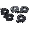 OSHLANT Spina titolare Batteria Batteria Batteria a Pulsante Cellulare Moneta CR2016 2025 2032 Nero 5 pz