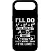 Clever Equation Math Humor Custodia per iPhone Air Ecco dove ho disegnato la linea divertente matematica algebra gioco di parole