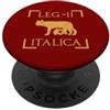SPQR Roman Empire Legions Apparel Legio II Italica Lupo Lupa Legione Romana PopSockets PopGrip Adesivo