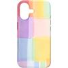 generic Custodia per iPhone 17 Grafica morbida a blocchi di colore pastello