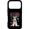 Vintage Christmas Dogs Custodia per iPhone 17 Pro Let It Schnow Miniature Schnauzer Christmas Holiday