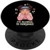 Sleepy Morning Coffee Lover Club No, sono allergico al caffè mattutino, sonnolento PopSockets PopGrip Adesivo