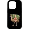 Cute Christmas Australian Animals Custodia per iPhone 15 Pro Emu Carrying Christmas Tree Watercolor Australian Xmas
