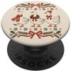 Christmas Season Divertente Oca Di Natale Vacanze Fattoria Animali Famiglia PopSockets PopGrip Adesivo