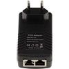 KALEA-INFORMATIQUE Alimentatore esterno POE Power Over Ethernet 220V a 15V 1A. Iniezione + sui fili 4 e 5 e - sui fili 7 e 8. Ingresso e uscita RJ45.