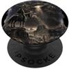 Collettivo Arte Cowboy Sci-Fi Avventura Spaziale Cowboy con UFO Vintage PopSockets PopGrip Adesivo