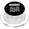 Unterbergte Wanderfreude UNTERBERGT Bergsehnsucht Wandern Wanderer Berge Alpen Humor PopSockets PopGrip per MagSafe