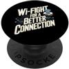 WLAN Designs Ingegnere di rete divertente WiFi PopSockets PopGrip Adesivo