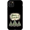 Merry Yule Happy Winter Solstice Holiday Custodia per iPhone 11 Pro Max Buon Natale Buon Solstizio d'Inverno Yuletide Pagan