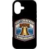 Get Cracked In Philadelphia Liberty Bell Custodia per iPhone 17 Lasciati conquistare dal souvenir Liberty Bell City Crest di Philadelphia