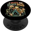 Thrift Store Findin Funny Estate Trova Vintage Frog Thrifting Amante PopSockets PopGrip Adesivo