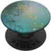 Kirovair Art Motivo astratto verde e turchese PopSockets PopGrip Adesivo
