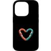 Tiny Passion Co. Custodia per iPhone 14 Pro Moschettone Cuore Carino Minimalista Alpinista