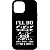 Clever Equation Math Humor Custodia per iPhone 12 Pro Max Ecco dove ho disegnato la linea divertente matematica algebra gioco di parole