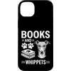 Funny Whippet And Book Design Custodia per iPhone 14 Plus Libri E Whippets Divertente Whippet