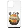 Retro Airship Aviation History Distresse Custodia per iPhone 12/12 Pro Vintage Graf Zeppelin Retro Blimp Aviazione Art