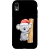 Cute Christmas Australian Animals Custodia per iPhone XR Koala Santa Hat Christmas Koala Bear Holiday Xmas