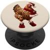 Christmas Season Divertente gallina natalizia con animali da fattoria PopSockets PopGrip Adesivo