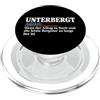 Unterbergte Wanderfreude UNTERBERGT Bergsehnsucht Wandern Wanderer Berge Alpen Humor PopSockets PopGrip per MagSafe