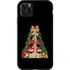 Christmas Puppy Presents Dog Lover Cute Custodia per iPhone 11 Pro Max Jack Russell Terrier - Scatole impilate con albero sorpresa