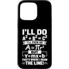Clever Equation Math Humor Custodia per iPhone 15 Pro Max Ecco dove ho disegnato la linea divertente matematica algebra gioco di parole