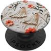 Cute Kawaii Floral Ghost Skull Grip Hold Cute Kawaii Floral Ghost Skull PopSockets PopGrip Adesivo