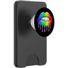 Glossy lips Co Labbra arcobaleno con vernice gocciolante colorata PopSockets PopWallet per MagSafe