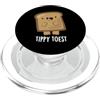 Punny Bone Tippy Toast - Gioco di pane divertente PopSockets PopGrip per MagSafe