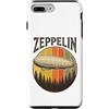 Retro Airship Aviation History Distresse Custodia per iPhone 7 Plus/8 Plus Vintage Graf Zeppelin Retro Blimp Aviazione Art