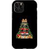 Christmas Puppy Presents Dog Lover Cute Custodia per iPhone 11 Pro Cane Corso Scatole Impilate Avvolto Albero di Natale Sorpresa