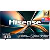 Hisense TV 100 Mini-LED 165Hz 4K 2025 100U7Q, Matte Display, Smart TV VIDAA U9 con 1000+APP, Dolby Vision IQ, HDR 10+ Adaptive, 165Hz Game Mode Ultra, Dolby Atmos 2.1 con Subwoofer, Alexa Built-in