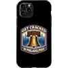 Get Cracked In Philadelphia Liberty Bell Custodia per iPhone 11 Pro Lasciati conquistare dal souvenir Liberty Bell City Crest di Philadelphia