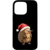 Cute Christmas Australian Animals Custodia per iPhone 15 Pro Max Christmas Echidna Holiday Cookie Santa Hat Australian Animal