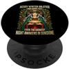 Merry Yule Happy Winter Solstice Holiday Buon Solstizio D'inverno E Felice Yule Natale Pagano PopSockets PopGrip Adesivo