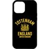 Utopia Sport Tottenham England Shop Custodia per iPhone 12 Pro Max Tottenham Inghilterra Regno Unito Stampa Giallo Oro
